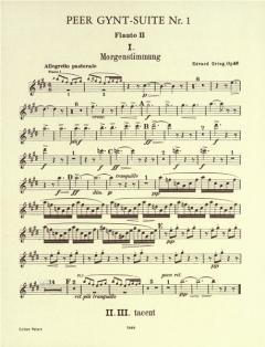 Peer Gynt Suite Nr. 1 op. 46 von Edvard Grieg für Orchester im Alle Noten Shop kaufen (Einzelstimme)