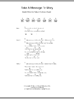 Take A Message To Mary (Download) 