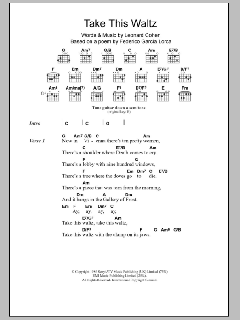 Take This Waltz von Leonard Cohen (Download) 