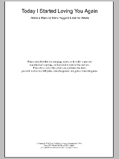 Today I Started Loving You Again von Merle Haggard (Download) 