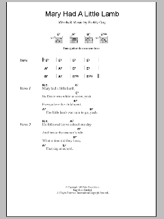 Mary Had A Little Lamb von Stevie Ray Vaughan (Download) 