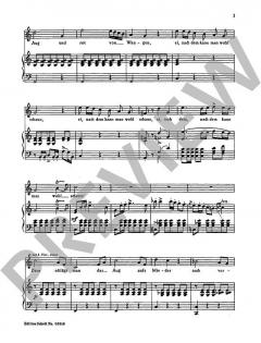 Kommt ein schlanker Bursch gegangen von Carl Maria von Weber 