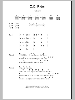 C.C. Rider von Lead Belly (Download) 