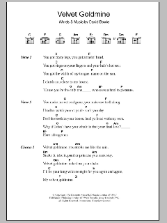 Velvet Goldmine von David Bowie (Download) 