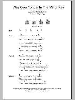 Way Over Yonder In The Minor Key von Billy Bragg (Download) 