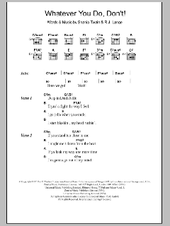 Whatever You Do, Don't! (Download) 