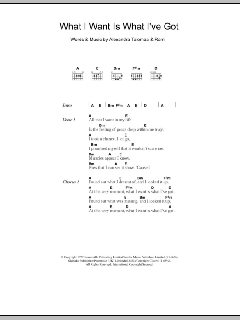 What I Want Is What I've Got (Download) 