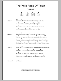 The Yellow Rose Of Texas von Traditional (Download) 