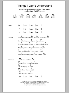 Things I Don't Understand von Coldplay (Download) 