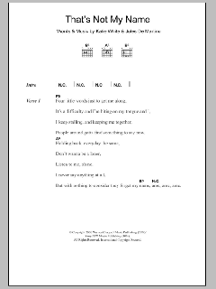 That's Not My Name von The Ting Tings (Download) 