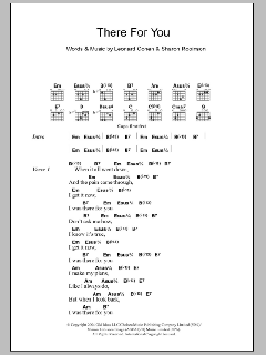 There For You von Leonard Cohen (Download) 