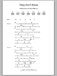 They Don't Know von Kirsty MacColl (Download) 