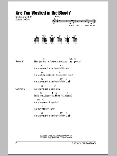 Are You Washed In The Blood? von Elisha A. Hoffman (Download) 