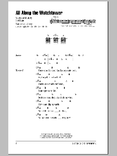 All Along The Watchtower von Bob Dylan (Download) 