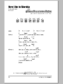 Here I Am To Worship von Tim Hughes (Download) 