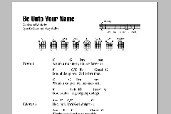 Be Unto Your Name von Robin Mark (Download) 