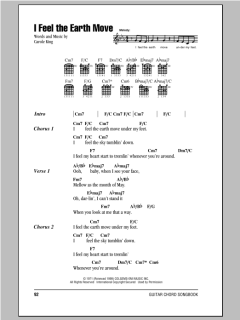 I Feel The Earth Move von Carole King (Download) 