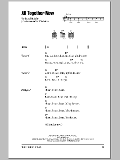 All Together Now von The Beatles (Download) 