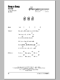 Bang A Gong (Get It On) von Marc Bolan (Download) 