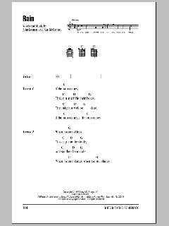 Rain von The Beatles (Download) 