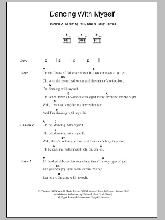 Dancing With Myself von Billy Idol (Download) 