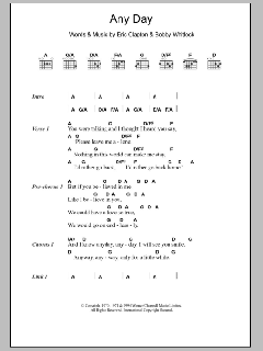 Any Day von Eric Clapton (Download) 