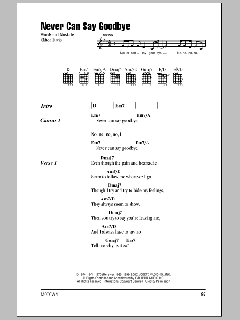 Never Can Say Goodbye von Gloria Gaynor (Download) 