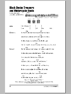 Black Denim Trousers And Motorcycle Boots von The Cheers (Download) 