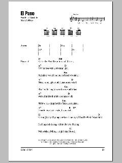 El Paso von Marty Robbins (Download) 