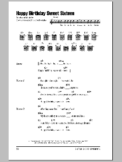 Happy Birthday Sweet Sixteen von Neil Sedaka (Download) 