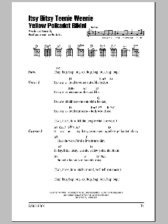 Itsy Bitsy Teenie Weenie Yellow Polkadot Bikini von Brian Hyland (Download) 