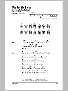 Who Put The Bomp (In The Bomp Ba Bomp Ba Bomp) von Barry Mann (Download) 