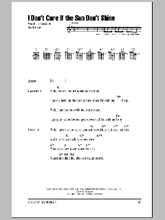 I Don't Care If The Sun Don't Shine von Patti Page (Download) 