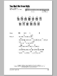 You Had Me From Hello von Kenny Chesney (Download) 