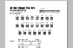 All The Things You Are von Jerome Kern (Download) 