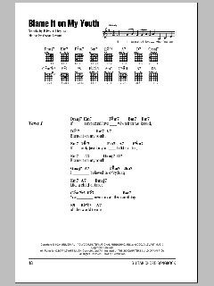 Blame It On My Youth von Edward Heyman (Download) 