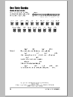 One Note Samba (Samba De Uma Nota So) von Antonio Carlos Jobim (Download) 