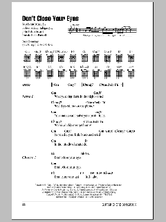 Don't Close Your Eyes von John Palumbo (Download) 