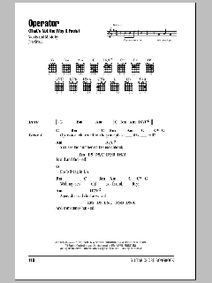 Operator (That's Not The Way It Feels) von Jim Croce (Download) 