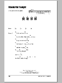 Wonderful Tonight von Eric Clapton (Download) 