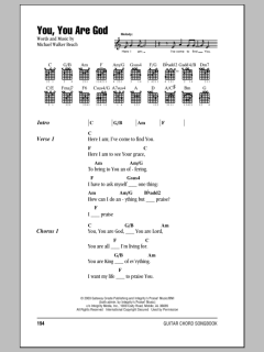 You, You Are God von Michael Walker Beach (Download) 