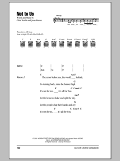 Not To Us von Chris Tomlin (Download) 