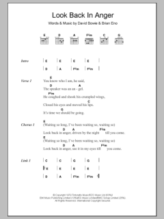 Look Back In Anger von David Bowie (Download) 