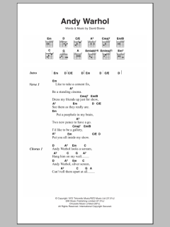Andy Warhol von David Bowie (Download) 