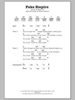 Fake Empire von The National (Download) 