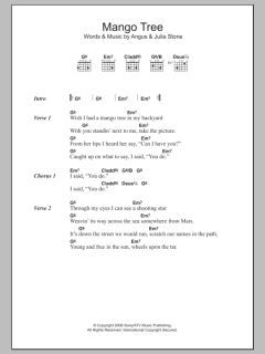 Mango Tree von Angus Stone (Download) 