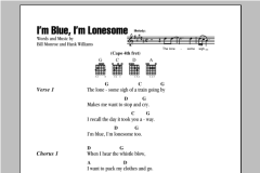 I'm Blue, I'm Lonesome von Hank Williams (Download) 