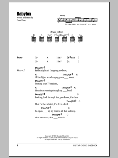 Babylon von David Gray (Download) 