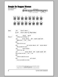 Boogie On Reggae Woman von Stevie Wonder (Download) 