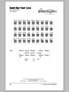 Send One Your Love von Stevie Wonder (Download) 